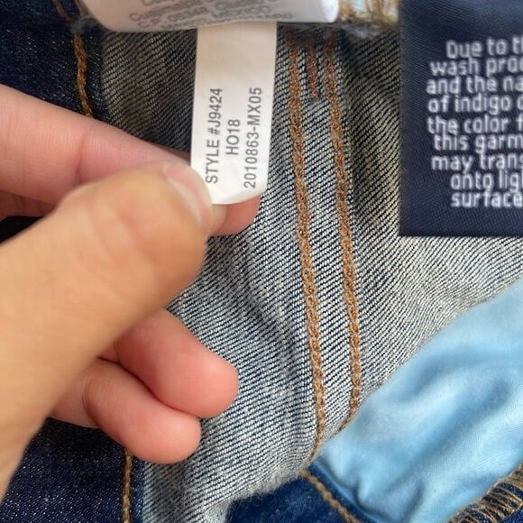 Madewell 10" High Rise Skinny Jeans Sz 35 - Picture 11 of 14